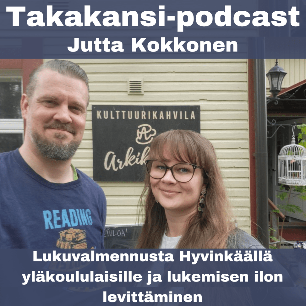 Jutta Kokkonen – Lukuvalmennusta Hyvinkäällä yläkoululaisille ja lukemisen ilon&nbsp;levittäminen