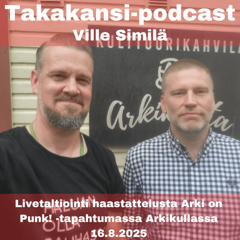 Ville Similä – Livetaltiointi haastattelusta Arki on Punk! -tapahtumassa Arkikullassa&nbsp;16.8.2025