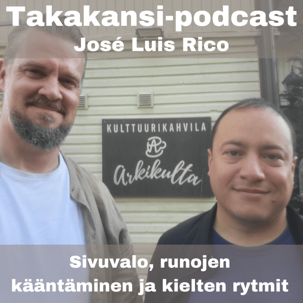 José Luis Rico – Sivuvalo, runojen kääntäminen ja kielten&nbsp;rytmit
